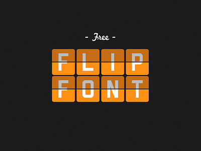 Free Flip Font ai airport flip clock font free illustrator travel