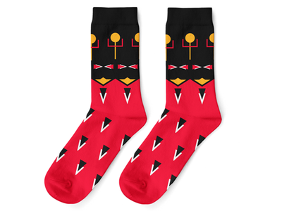 Socks Design apparel design digital etsy illustration pixel art socks