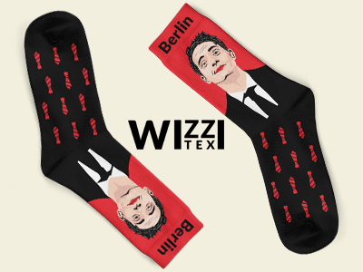 Berlin(la casa de papel) 2019 apparel colorfull design fashion illustration illustrator jacquard knitting la casa de papel socks