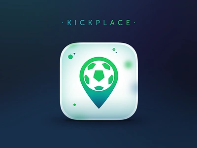 KickPlace apps football icon map pin place riggs alston soccer stadium