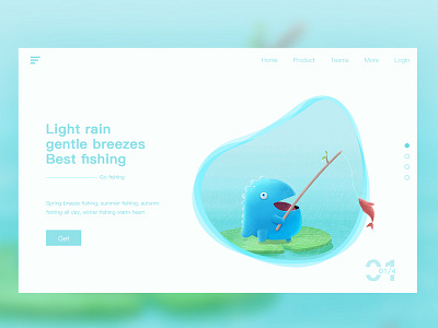 New Shot - Go fishing ui 插图 设计