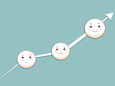 Smiley Graph chart graph growth smiley