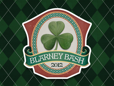 Blarney Bash logo branding blarney bash irish pub