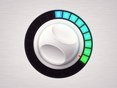 Control Knob control dial knob led ui volume