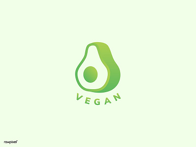 simple vegan icon flat graphic icon illustration minimal vector vegan
