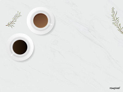 Hot Coffee Cups clean coffee coffee cup coffeeshop copyspace design flat graphic illustration marble minimal vector