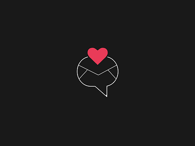 TinyLetter chat email emotion heart icon mail message tinyletter