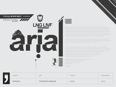 Arial - The holy design font