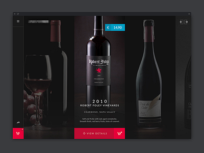 Wine Product List - Clean ecommerce Category Design