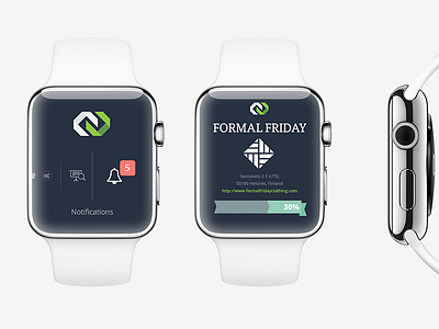 Apple Watch Notification + Profile prototype