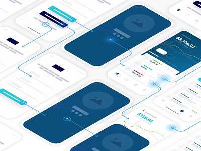 Crypto Wallet App Wireframe User Flow Customer Journey UX Design android app clean crypto customer journey design design thinking finance ios mockup ui ux wallet wireframe wireframes
