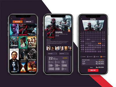 Redesign CGV Cinema App app cinema concept first hello movie redesign shot ticket ui