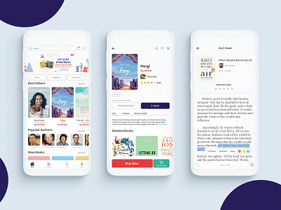 G*amedia ReDesign app concept book redesign ui