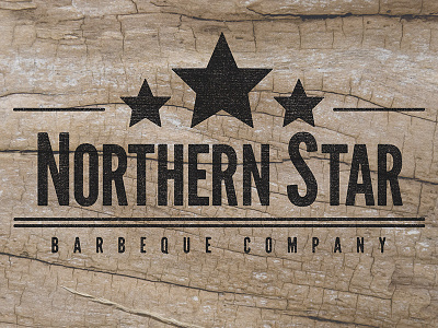 Northern Star BBQ Co. barbecue goodtype graphic design lettering letters logo logomark type typography