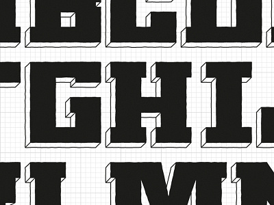 ANVIL Typeface (WIP) 3d anvil bold display display type font serif slab slab serif typeface wip work in progress