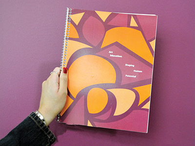 MAEA 2017 art education branding conference human potential identity maea orange program program design shapes sketchbook