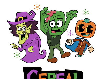 Cereal Spooks cartoon halloween