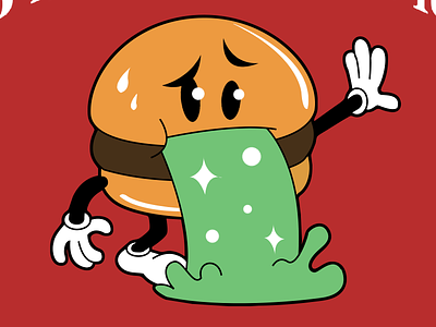 Barf Burger cartoon