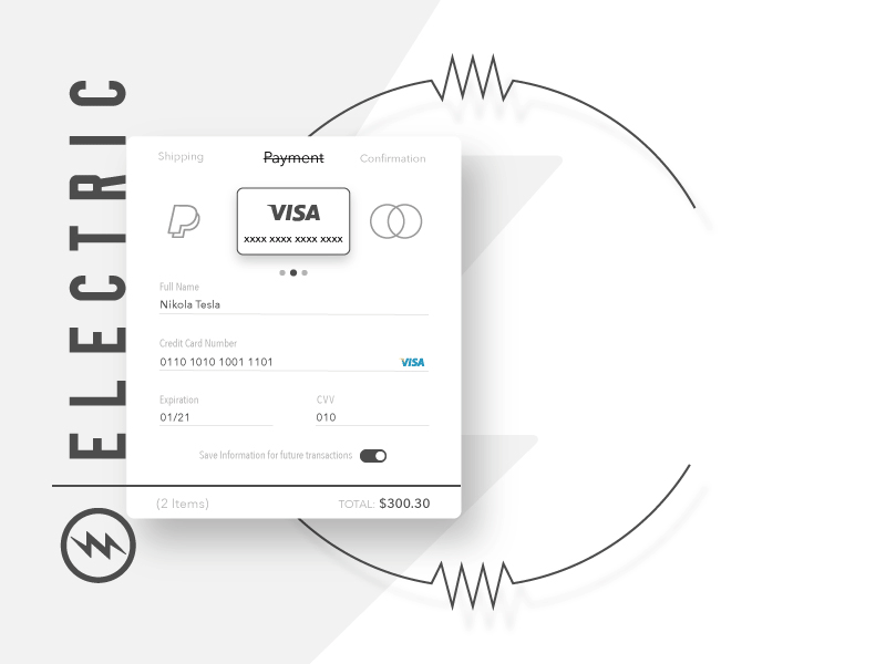 DailyUI 002 - Credit Card Checkout