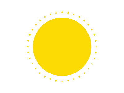 Thirteen design icon illustration onethousandsplendidsuns sun weather