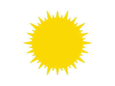 Thirty One design icon illustration onethousandsplendidsuns sun weather