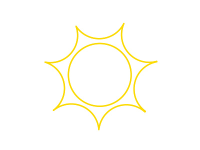 Thirty Two design icon illustration onethousandsplendidsuns sun weather