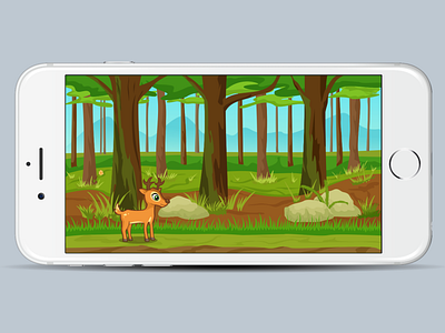 Deer Run game app app branding design game graphic design illustration logo typography ui ux vector