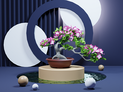 Bonsai-007 blender blender3d bonsai illustration