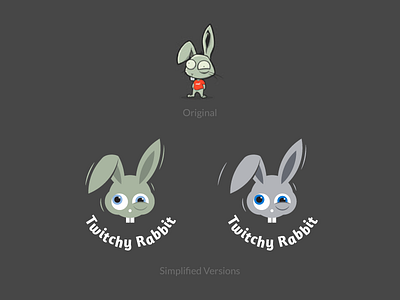 Twitchy Rabbit Logo design email email marketing graphic design logo design thirty logos challenge