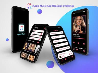 Apple Music App Redesign Challenge apple music design illustration ios ios app redesign concept