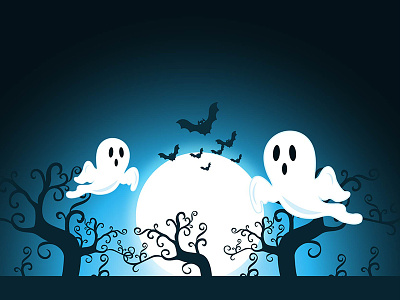 Design something spooky. adobe illustrator colorful design graphic design illustration spooky vector