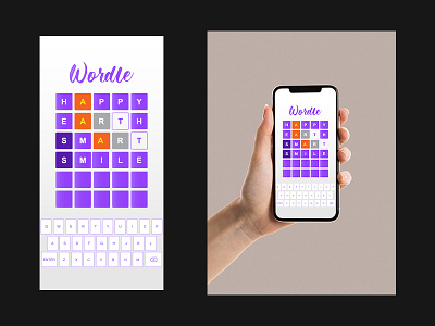Redesign  UI/UX of Wordle.