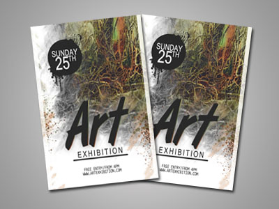 Art Exhibition Poster Design 02 by Helena Layzu on Dribbble