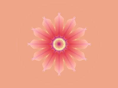 Blending Flower 03 adobe illustrator adobe photoshop colorful flower illustration