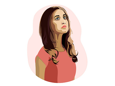 Portrait study 1 adobe illustrator adobe photoshop colorful design graphic design illustration ui