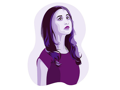 Portrait study 02. adobe illustrator adobe photoshop colorful graphic design illustration ui vector