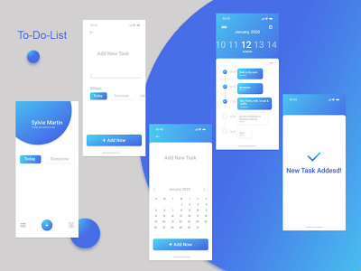 To do list app design.