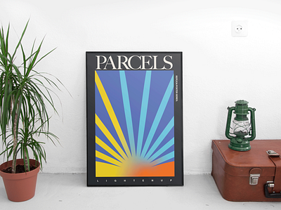 Parcels costa rica design illustration mockup poster poster design typography