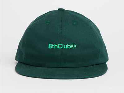 8thClub© branding branding design clothing graphic design hat icon logo typography