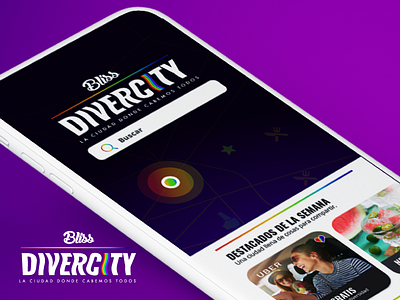 Divercity App advertisement app branding branding design design gay pride illustration lgbt logo ui ux web