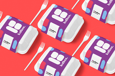 Kidbox app brand branding branding design design food food app kids logo pack packaging packagingdesign