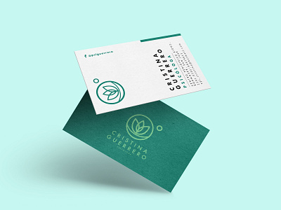 Cristina Guerrero branding branding design business card design icon illustration logo typography