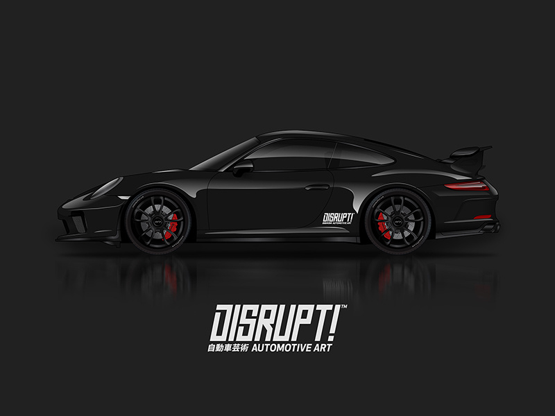 Porsche 911 Gt3 by Disrupt! on Dribbble