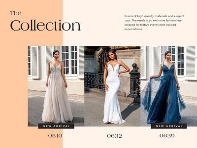 The Collection Website Design 2020 trend branding clean design fashion modern typography ui website design websites