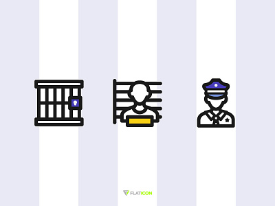 Police free icon icons illustration jail police prison