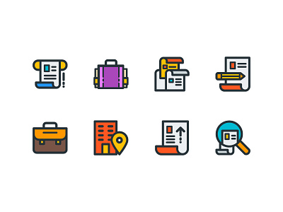 Job & Resume Icons