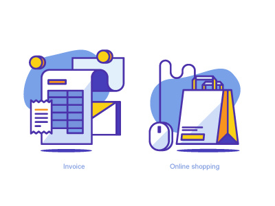 Invoice & Shopping Icons icon icon design invoice money online receipt shopping