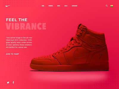Feel the vibrance design ui ux web website