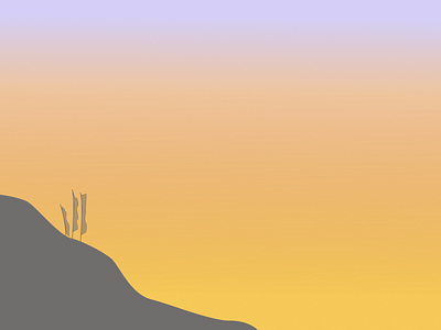 Tibetan prayer flags during sunset design illustration