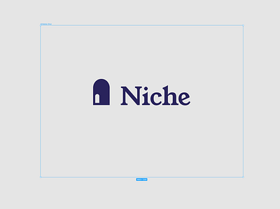 Niche – share your stories privately brand design digital logo niche private share